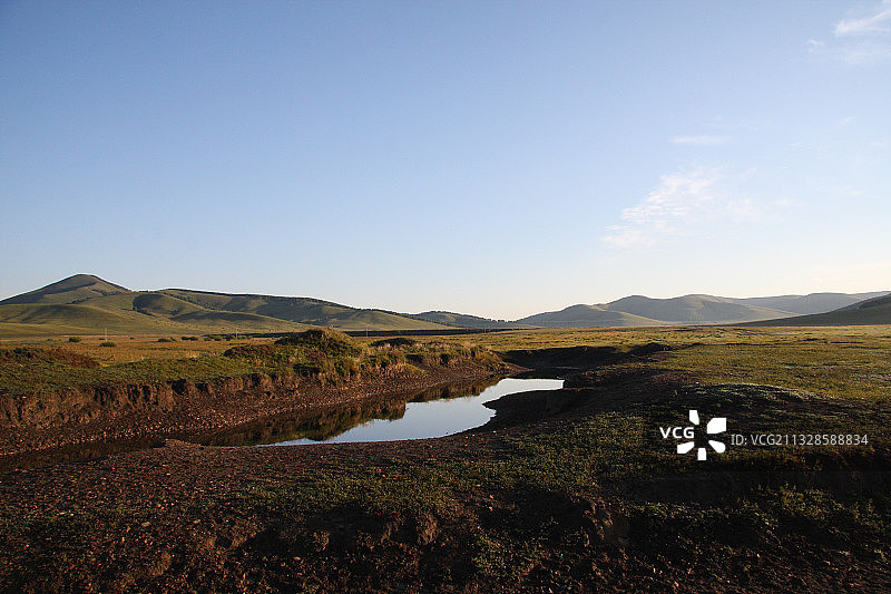 内蒙古草原泡子图片素材