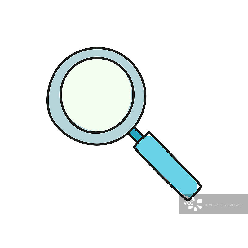 放大镜图片素材