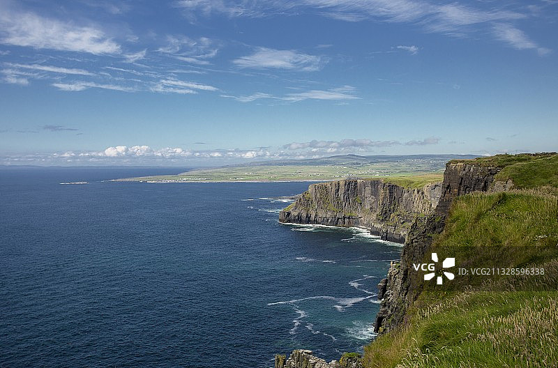 爱尔兰克莱尔郡海天景色图片素材