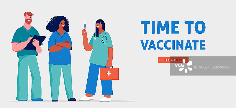 与人群相关的疫苗接种概念设计图片素材