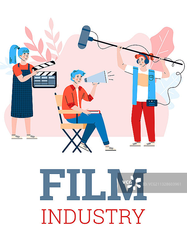 电影行业拍摄概念海报图片素材