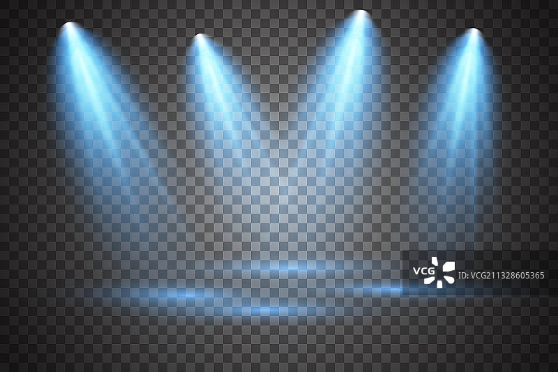 聚光灯场景光效图片素材