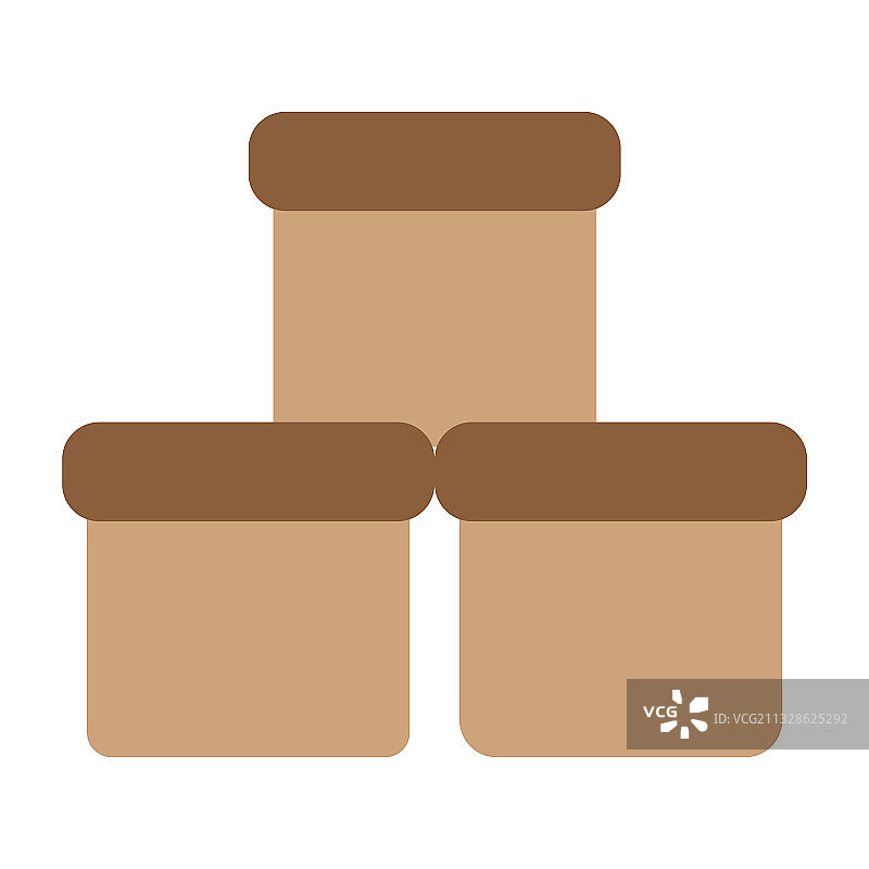 适用于任何项目的扁平风格股票图标图片素材