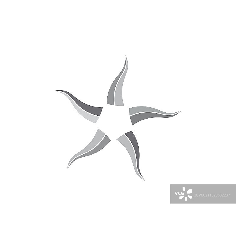 星星曲线运动标志图片素材