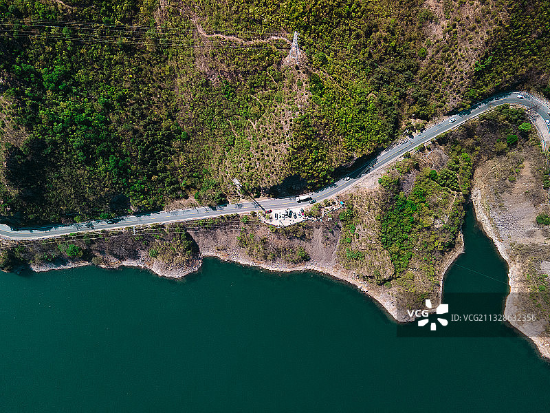 斋堂水库图片素材