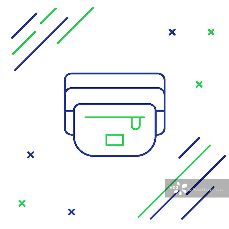 白色背景上的腰包香蕉图标图片素材