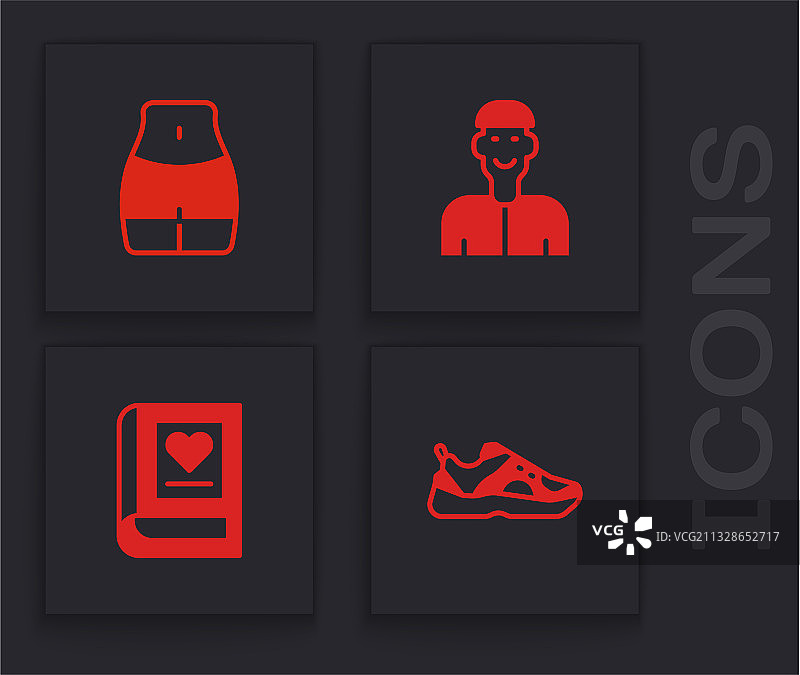 运动：女士运动鞋和积极的腰部训练图片素材