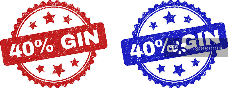 使用不洁净的40%杜松子酒花结花水印图片素材