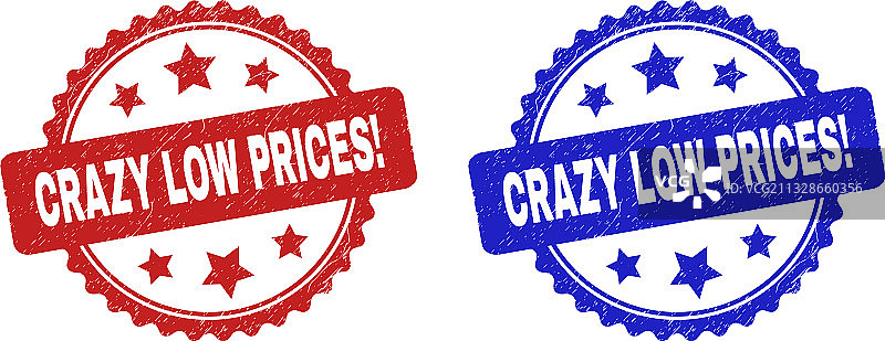 疯狂低价感叹号花结印章图片素材