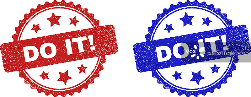 使用划痕的感叹玫瑰花饰封条图片素材