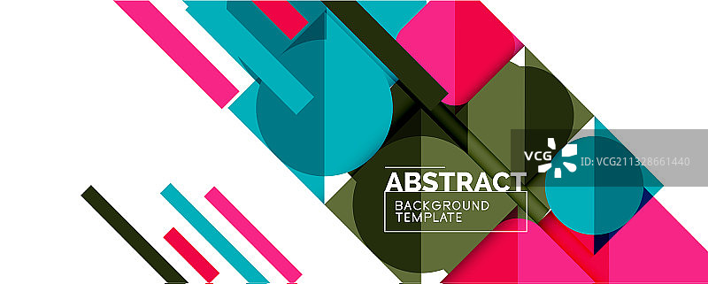 用简洁的几何抽象背景图片素材