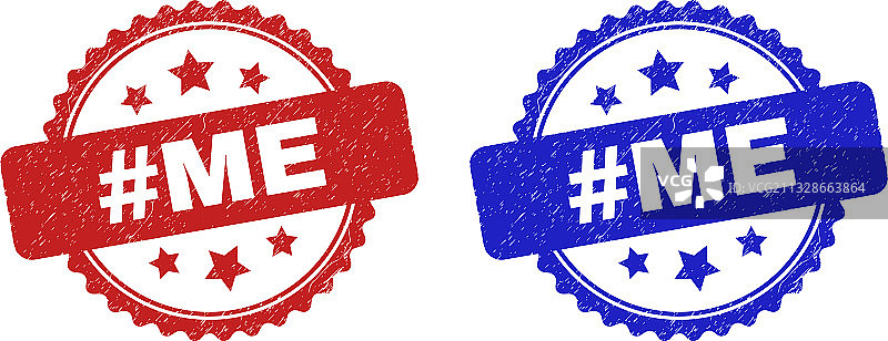 使用橡胶材质的#me花环图章图片素材