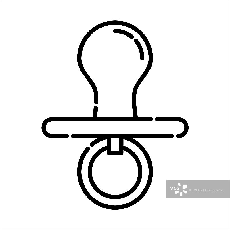奶嘴图标设计剪贴画线条图标图片素材