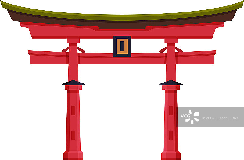 日本鸟居：著名城市地标图片素材