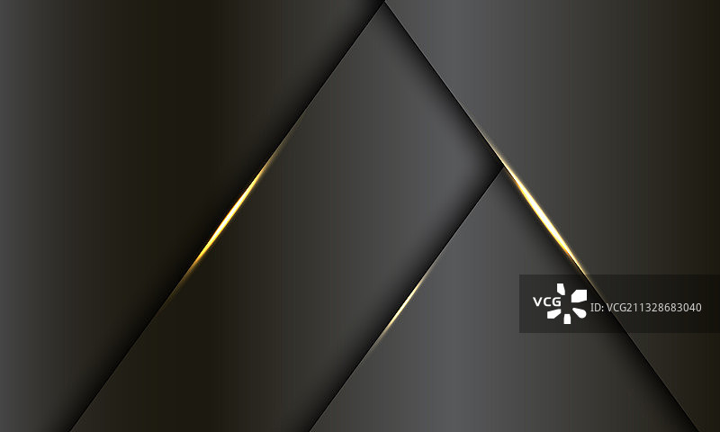 抽象深灰色金属金色灯光奢华背景图片素材