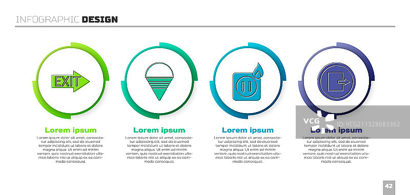 消防出口消防锥桶电线图片素材