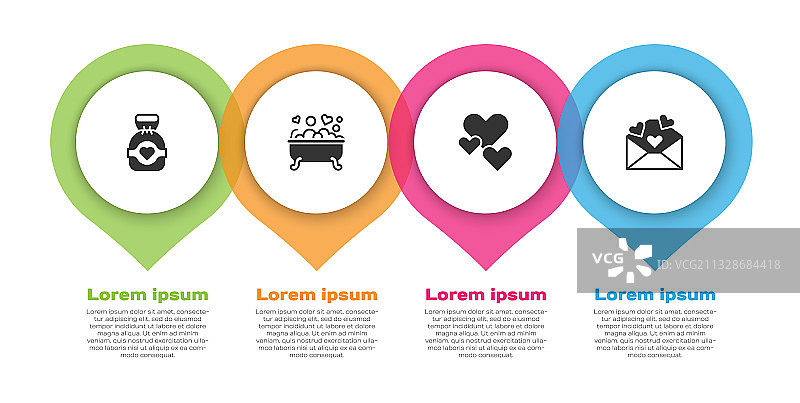 浴室里的浪漫巧克力糖图片素材