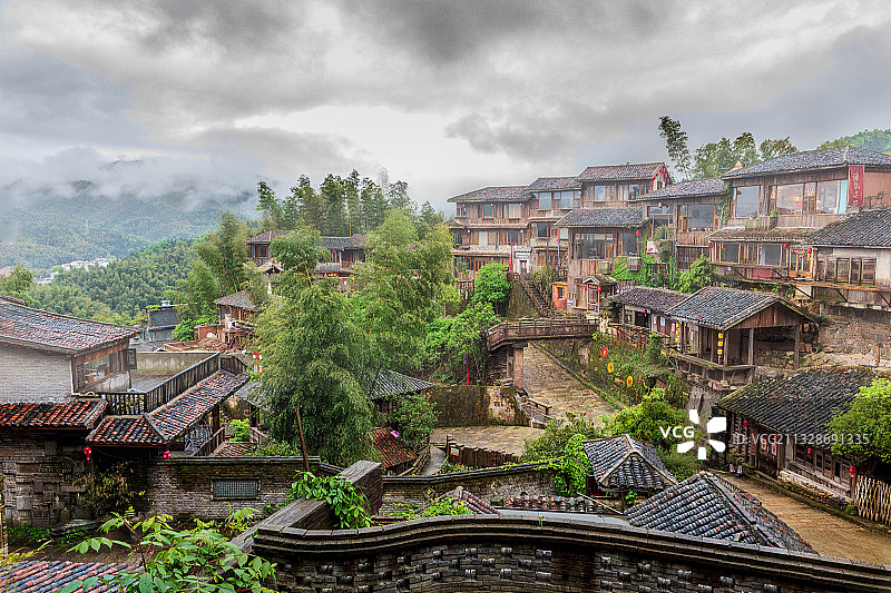 幽静的小山村：这组图拍摄于4.22日，江西省南昌市梅岭曼山谷图片素材
