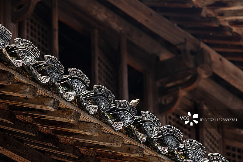 罗东舒祠 黄山 安徽黄山歙县呈坎古村罗东舒祠古建筑景观图片素材