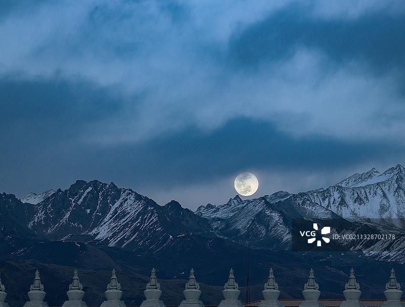 四川省甘孜州自然风光图片素材