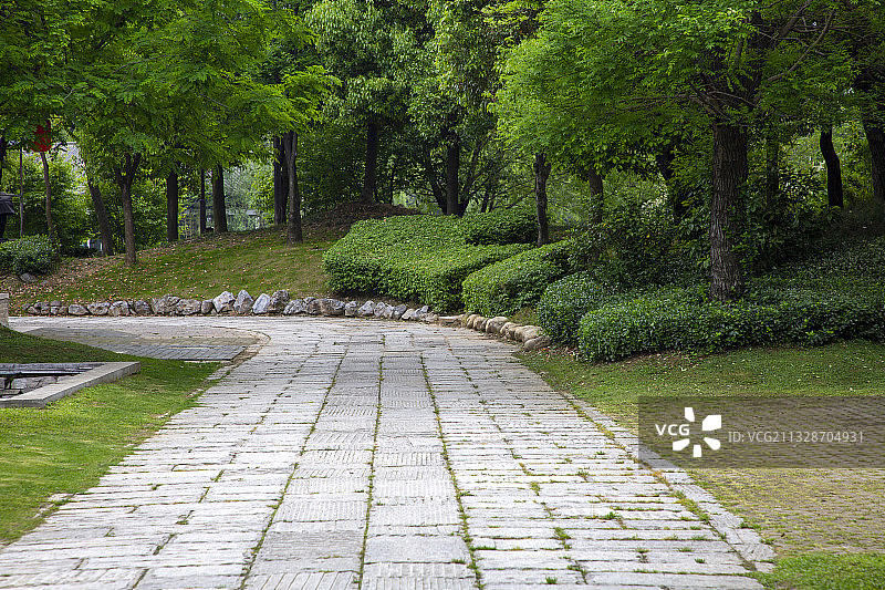 襄阳唐城景区唐城影视基地仿古建筑风光图片素材