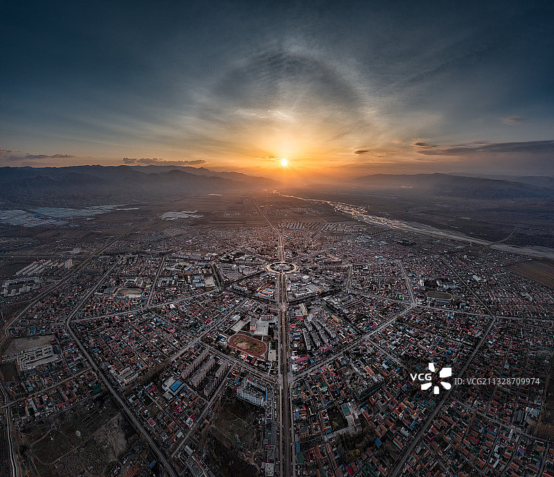 新疆伊犁特克斯八卦城图片素材