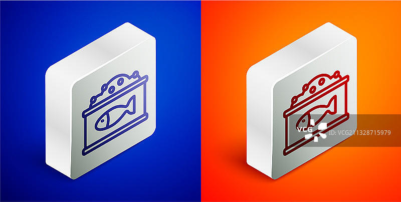 2.5D线条鱼子酱罐头图标图片素材