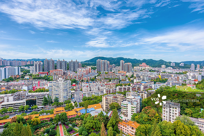 中国湖北十堰城市风光图片素材