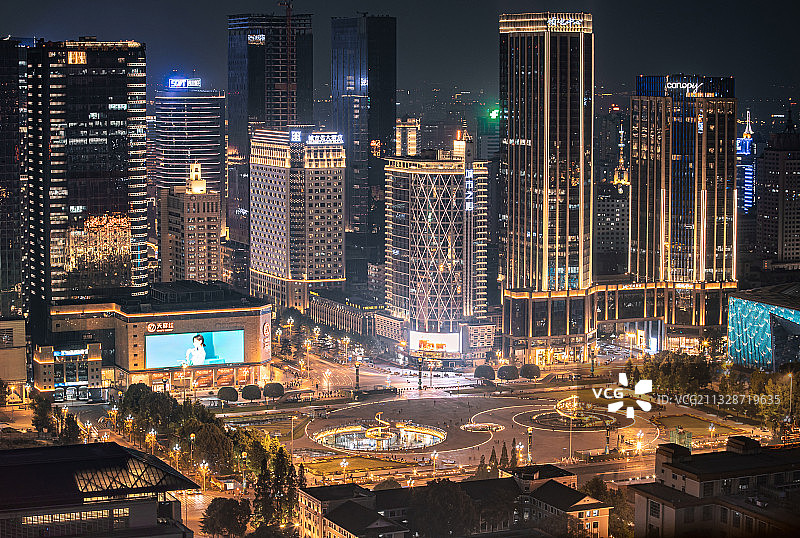 天府广场图片素材