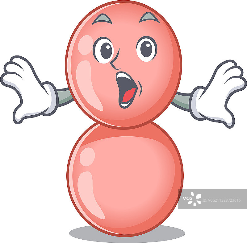 卡通风格淋病奈瑟菌图片素材