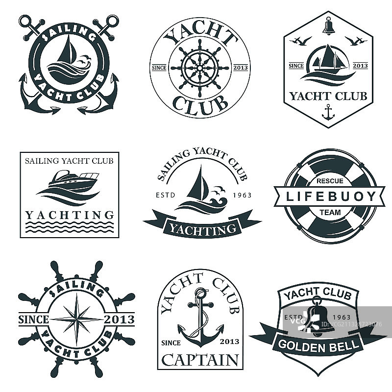 游艇俱乐部标签合集图片素材