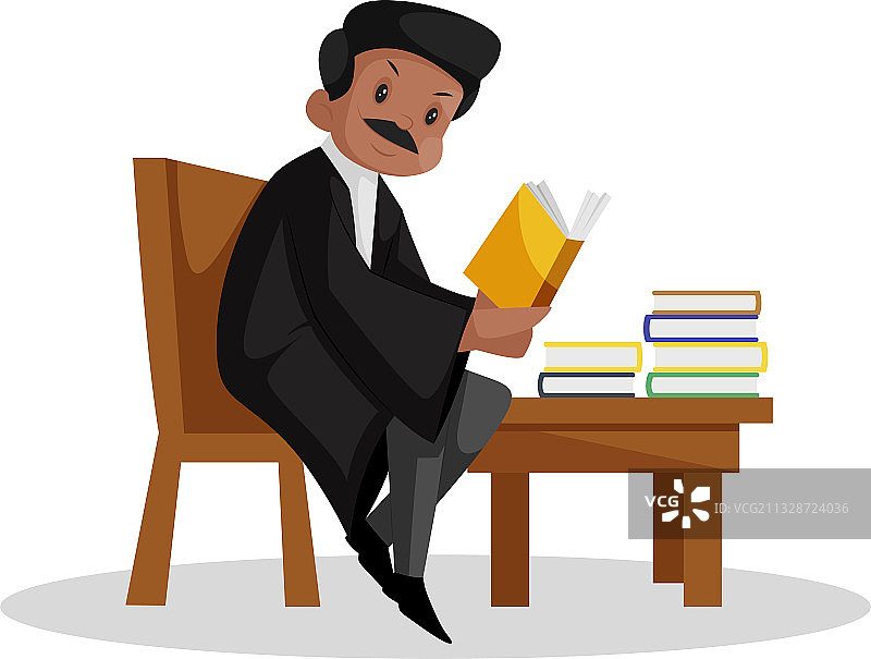 卡通律师图片素材