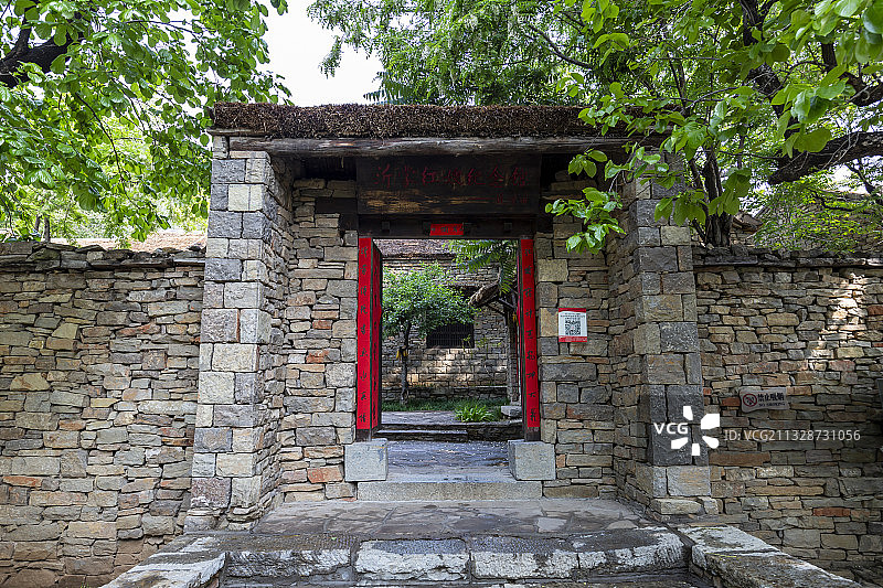 山东省临沂市沂南县沂蒙红嫂纪念馆大门图片素材