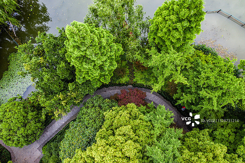 杭州水景公园图片素材