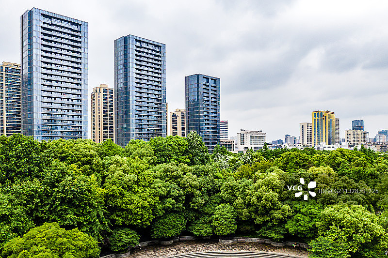 杭州水景公园图片素材