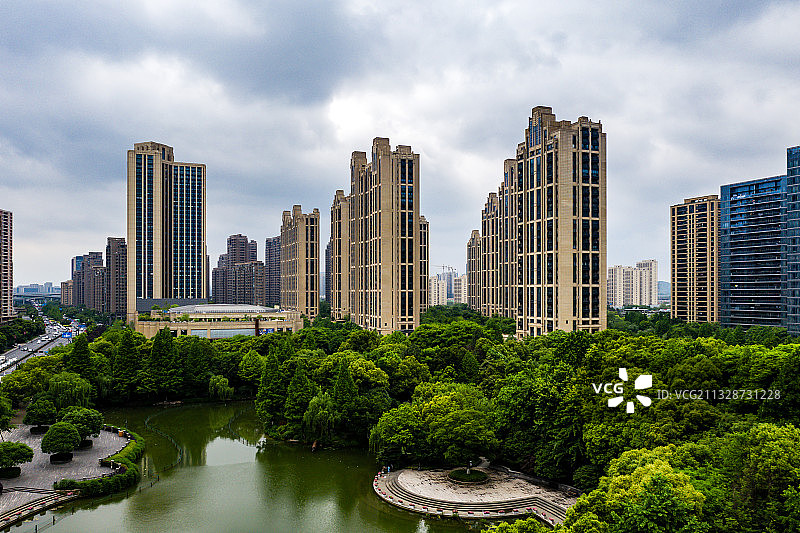 杭州水景公园图片素材