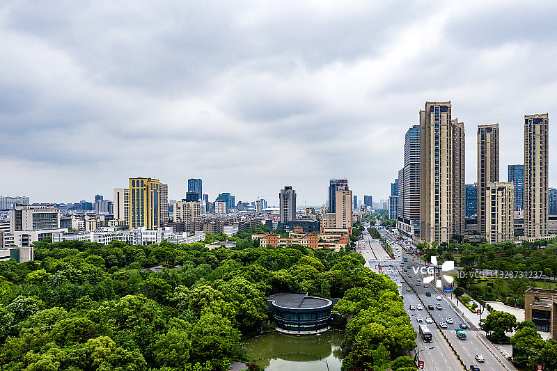 杭州水景公园图片素材