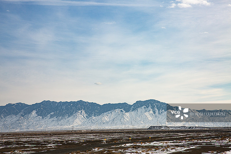 新疆乌鲁木齐达坂城沿边风光图片素材