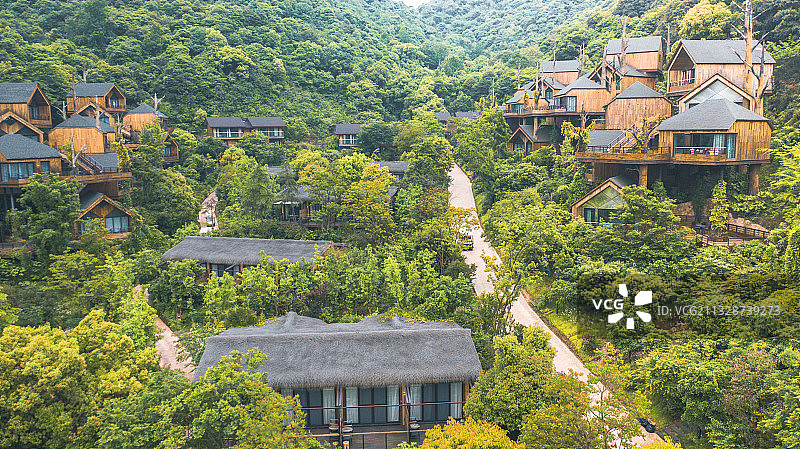 杭州开元森泊度假酒店树屋图片素材
