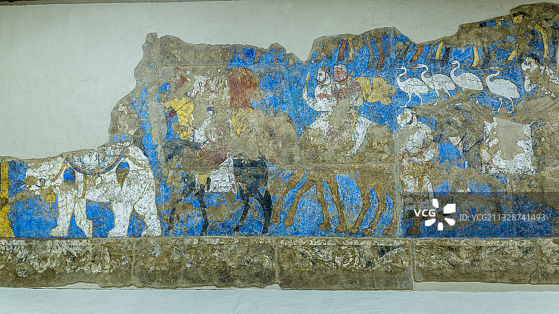 粟特国王波斯新年出行图图片素材