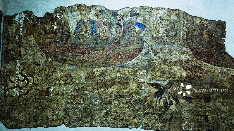 武则天端午出游图图片素材