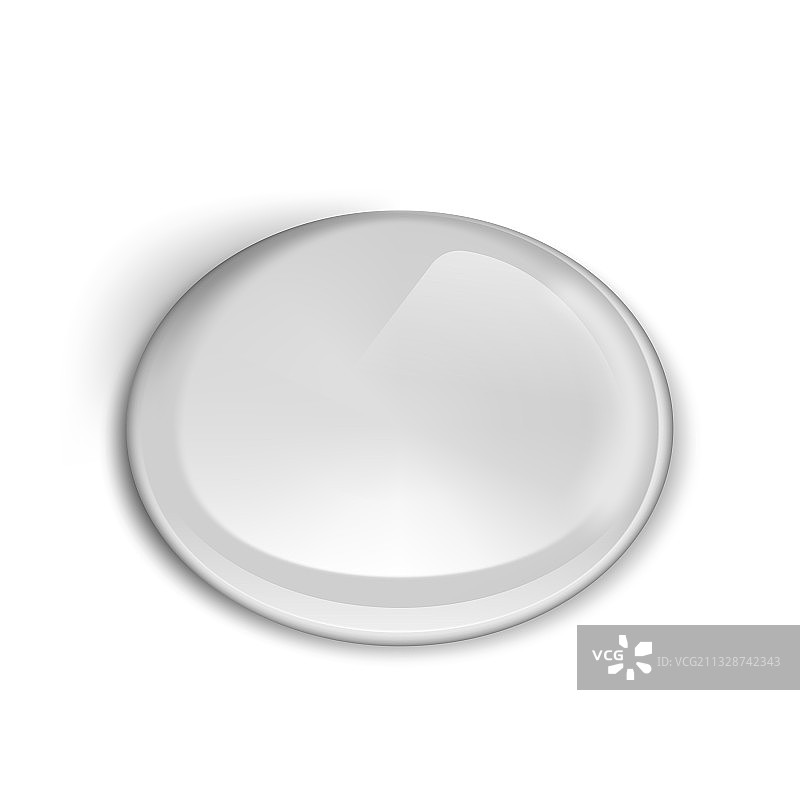 用于品牌或演示的空白圆形贴纸图片素材