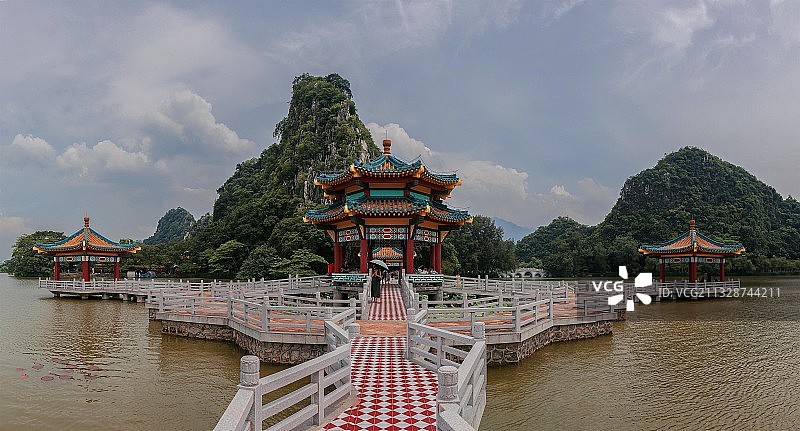 七星岩五龙亭图片素材