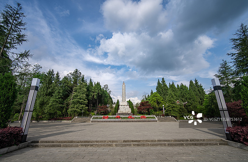 咸丰忠堡烈士陵园图片素材