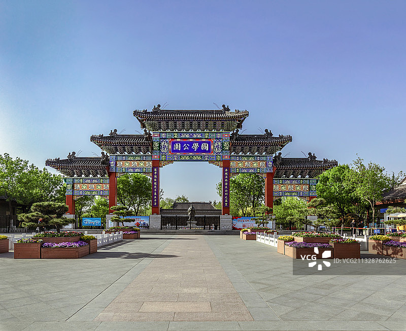 青岛国学公园图片素材