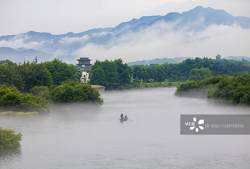桃花潭风光图片素材