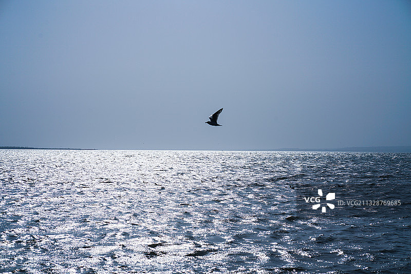 陕西榆林神湖风光图片素材