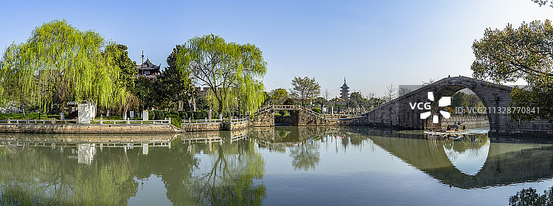 船到吴门桥图片素材