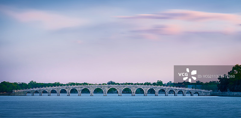 颐和园十七孔桥图片素材