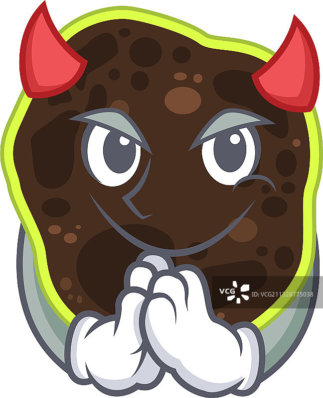 厚壁菌门生物卡通形象图片素材